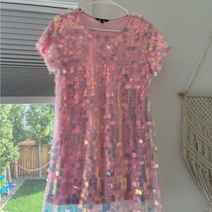 Eras Tour Ready! Sequinned dress ladies XS or Junior 14-16
